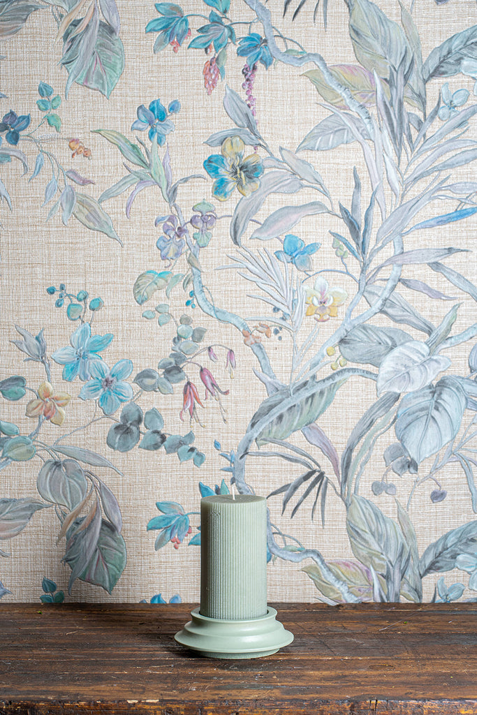 Candele Scanalate Doriche Verde Oliva - Set Da 2, Altezza 25cm, Durata 8 Ore - Foto 8